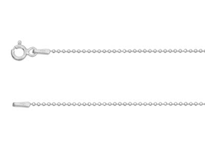 Kugelkette 1,2 Mm, 50 Cm, Silber925 - Standard Bild - 1