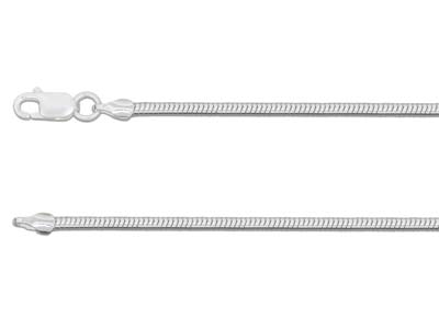 Schlangenkette Aus Sterlingsilber, 1,9 mm, 40 cm - Standard Bild - 1