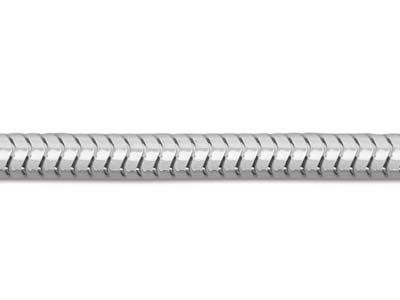 Schlangenkette Rund 2,4 Mm, 40 Cm, Silber 925 - Standard Bild - 3