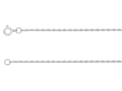 Kette Mit Epi-maschen 1,56 Mm, 40 Cm, Silber 925 - Standard Bild - 1