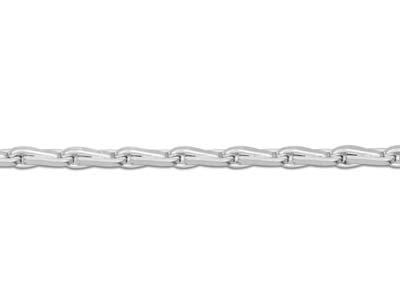 Kette Mit Epi-maschen 1,56 Mm, 40 Cm, Silber 925 - Standard Bild - 3