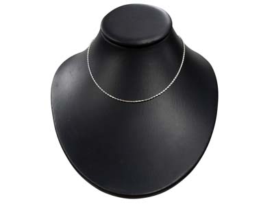 Kette Mit Epi-maschen 1,56 Mm, 40 Cm, Silber 925 - Standard Bild - 5