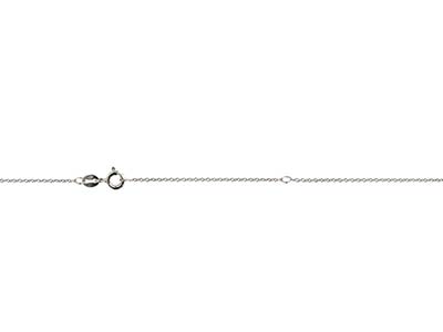 For\at-kette 1,2 Mm, 40-45cm, Silber 925 Rhodiniert - Standard Bild - 1