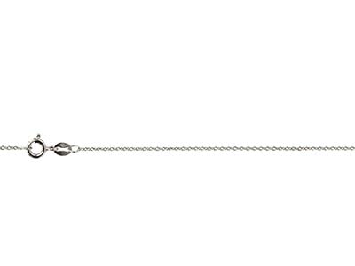 For\at-kette 1,2 Mm, 40-45cm, Silber 925 Rhodiniert - Standard Bild - 3