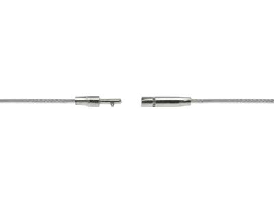 Kabelkette 0,85 MM 40 Cm, Silber 925 - Standard Bild - 2