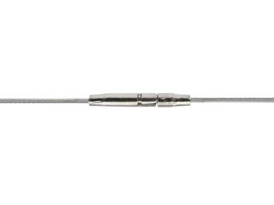Kabelkette 0,85 MM 40 Cm, Silber 925 - Standard Bild - 3