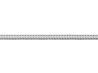 Rundschlangenkette Diamantiert 1,2 Mm, 66 Cm, Silber 925 - Standard Bild - 3