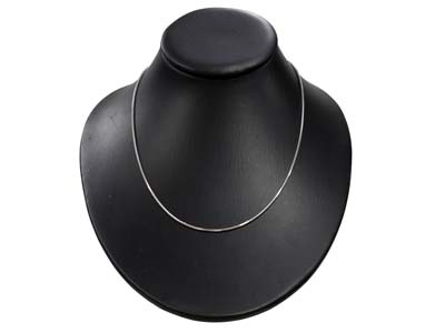 Runde Diamantierte Schlangenkette 1,6 Mm, 50 Cm, Silber 925 - Standard Bild - 5