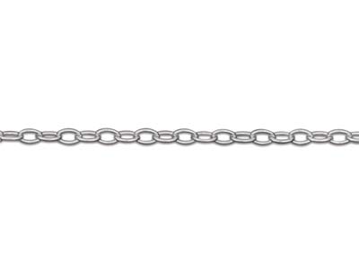 St Sil 1.3mm Trace Chain 22