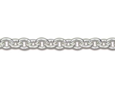 Ankerkettenglied 3 Mm, 45 Cm, Silber 925 - Standard Bild - 3