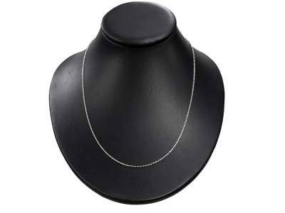 For\at-kette, Diamantgeschnitten, 1,5 Mm, 55 Cm, Silber 925 - Standard Bild - 5