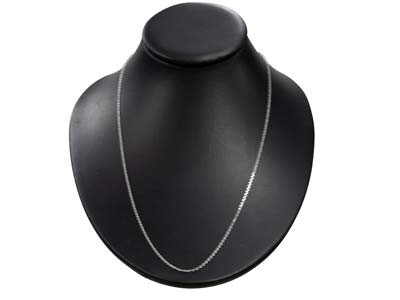 For\at-glied Kette, Diamantbesetzt,1,5 Mm, 60 Cm, Silber 925 - Standard Bild - 5