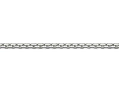Venezianische Kette 1,3 Mm, 50cm, 925er Silber Mit Anti-anlauf-behandlung - Standard Bild - 3
