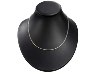 Venezianische Kette 1,6 Mm, 50cm, 925er Silber Mit Anti-anlauf-behandlung - Standard Bild - 5