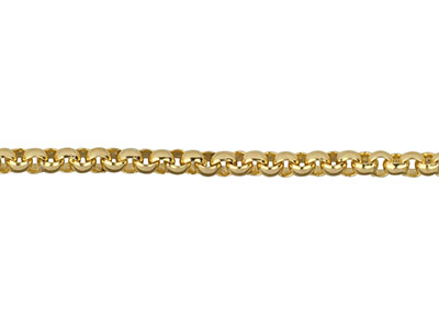 Gliederkette, 14kt Goldfilled, 2mm, Lose