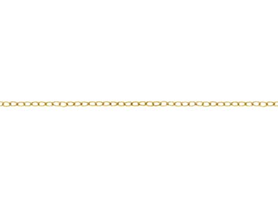 Forat-glied Kette 1,30 Mm, Goldfilled