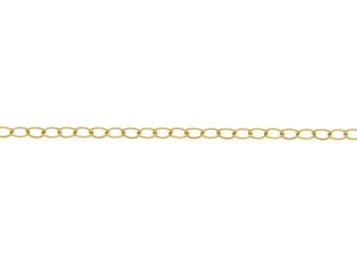 Schlichte Ankerkette, Goldfilled, 2,2mm, Lose