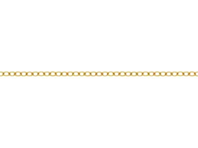 Forat-kette, Gehämmert, 1,75 Mm, Goldfüllung