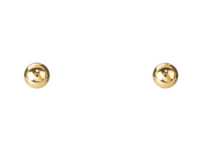 Ohrringe Kugel 5 Mm, Goldfilled