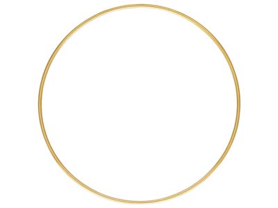 Stapelarmreif Aus Draht, 1,3 mm, Goldfilled - Standard Bild - 1