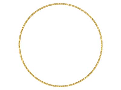 Glitzernder Armreif 1,30 Mm, 63 Mm,gold Filled