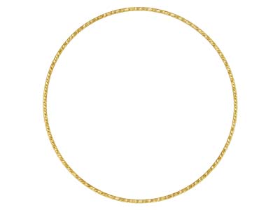 Stapelarmreif Aus GlÄnzendem Draht, 1,3mm, Goldfilled