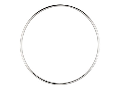 Armreif 3,5 Mm, 65 Mm, Silber925 - Standard Bild - 2