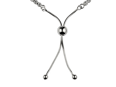 Armband Tennis Transparente Zirkonia, 24 Cm, 925 Silber Farblos - Standard Bild - 2