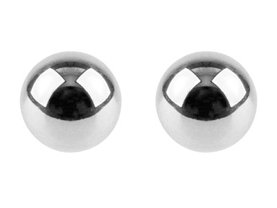 Ohrringe Kugeln 5 Mm, 925er Silber