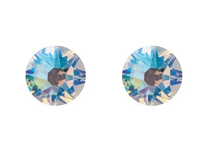 Ohrringe Kristalle 6 Mm, 925er Silber - Standard Bild - 1