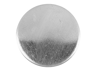 Rundform-rohling 18 X 1 Mm, Sterlingsilber Halbhart